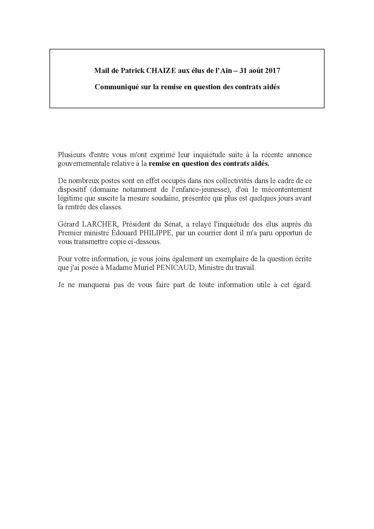Mail_Information_Contrats_Aidés_20170831
