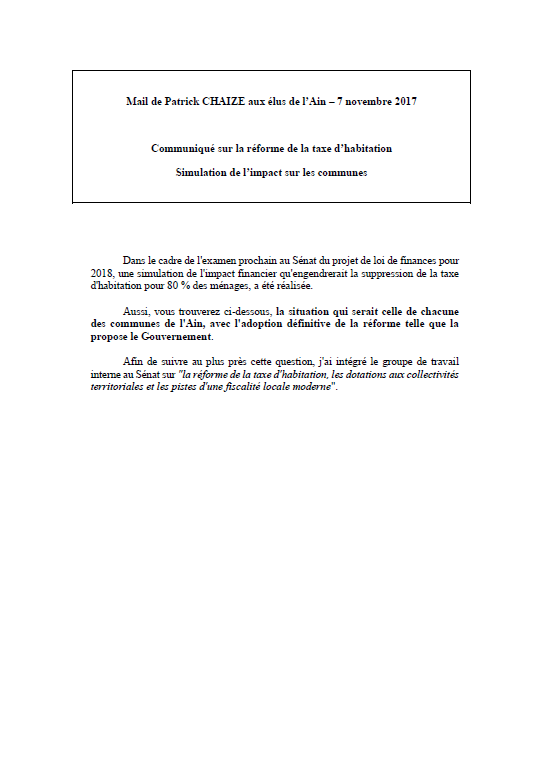 Mail_Information_Réforme_Taxe_Habitation_20171107