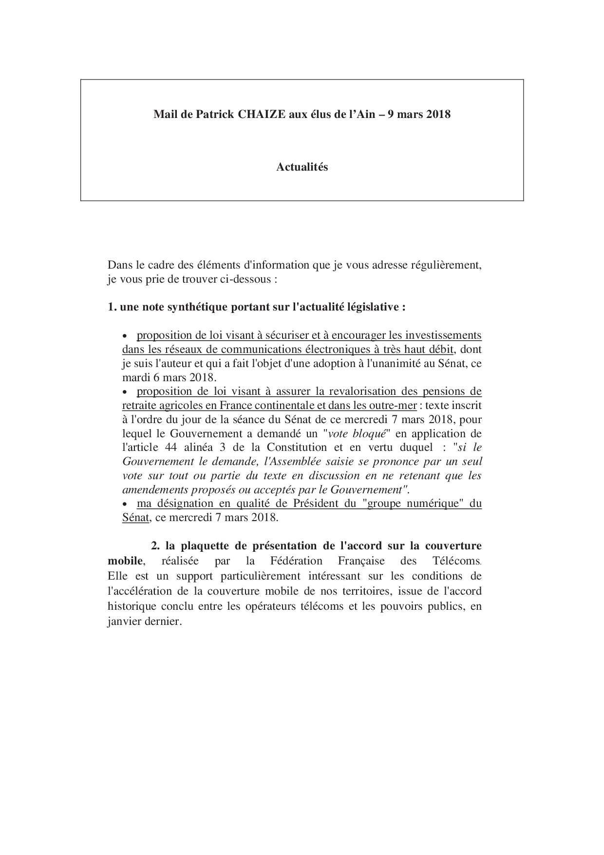 Mail_Information_Communiqué_Elus_Ain_N°28_2018030901