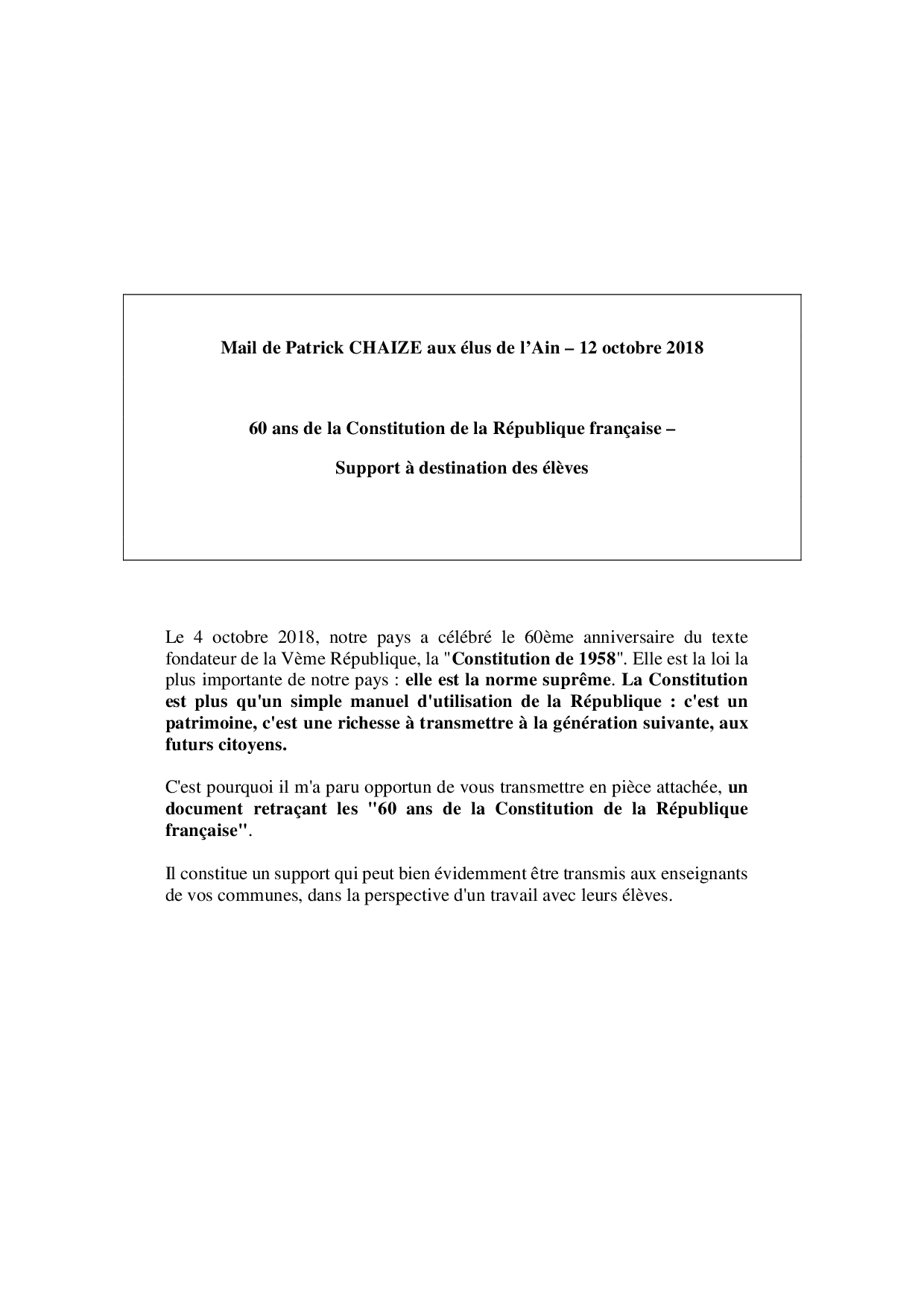 Mail_Information_Communiqué_Elus_Ain_N°29_20181012