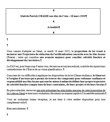 Mail_Information_Communiqué_Elus_Ain_N°120_20250318