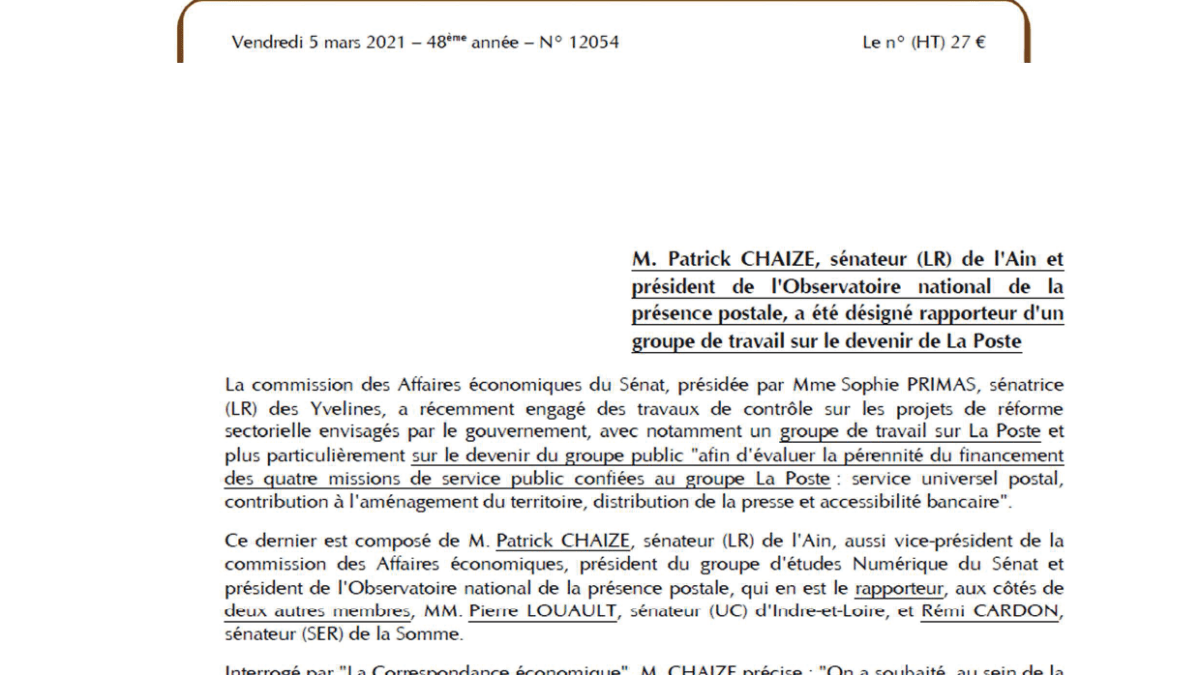 BULLETIN Quotidien