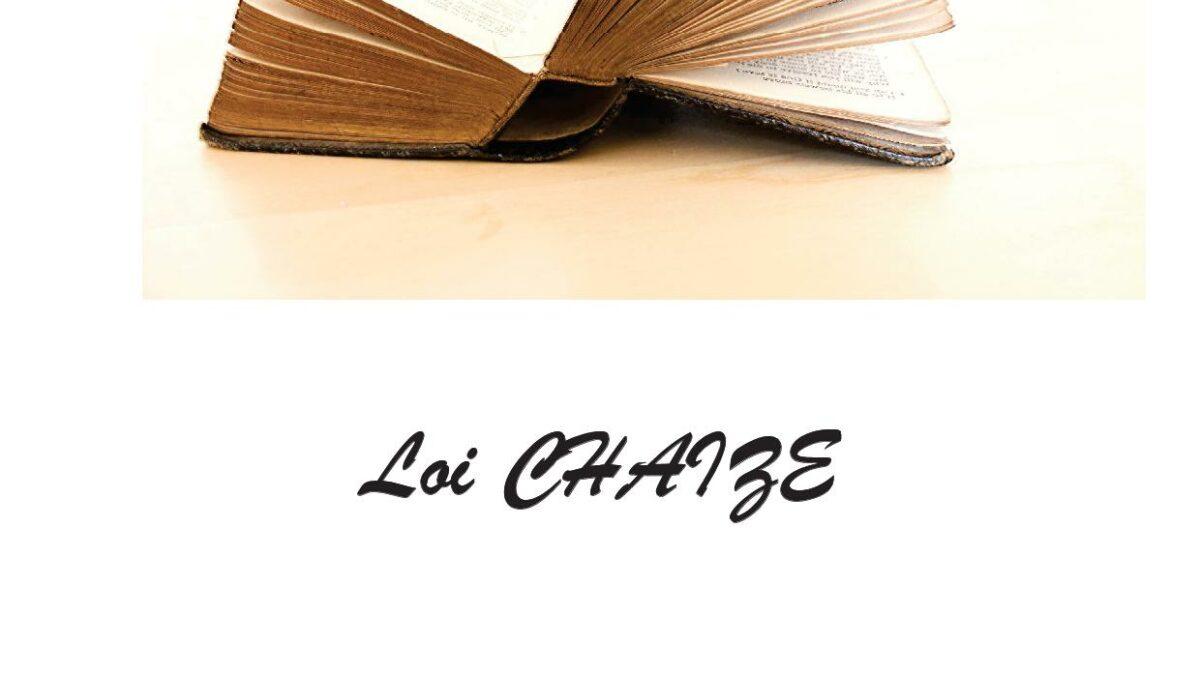 Loi CHAIZE