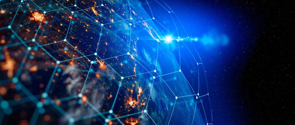 Communication,Technology,For,Internet,Business.,Global,World,Network,And,Telecommunication