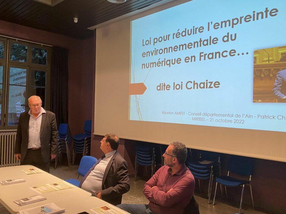 MIRIBEL Réunion AMF01 Loi CHAIZE Couverture Mobile 20221021