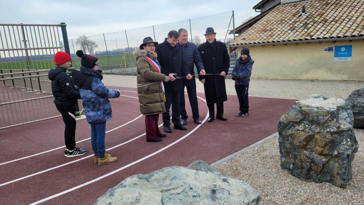 PEYZIEUX SUR SAONE Inauguration City stade Voeux 20230122