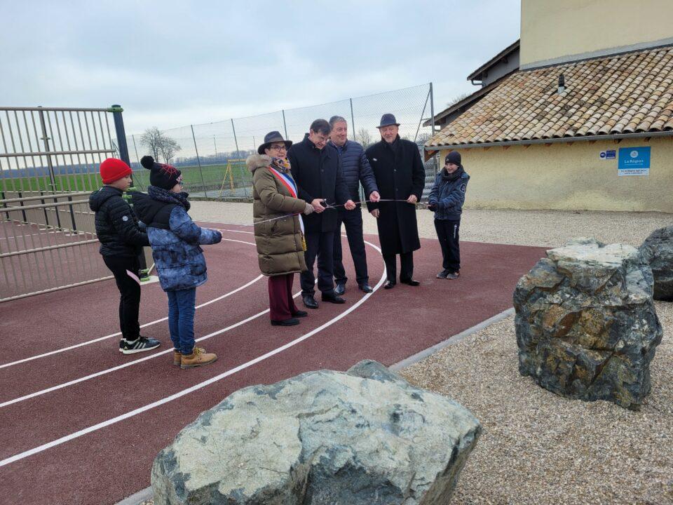 PEYZIEUX SUR SAONE Inauguration City stade Voeux 20230122