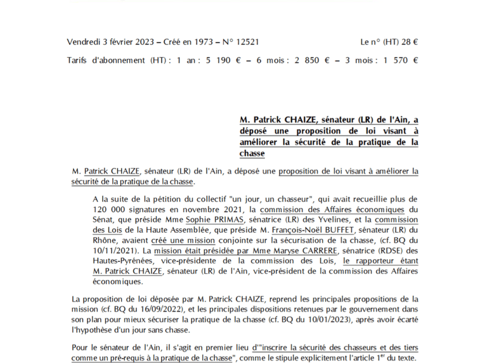 Article Bulletin Quotidien
