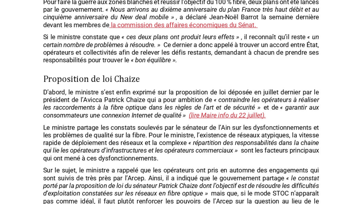 Article Web maire info.com