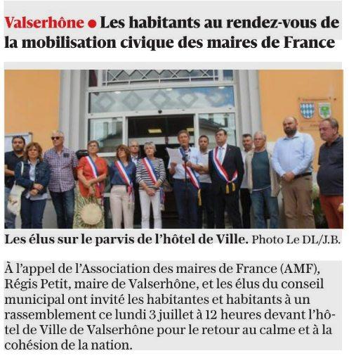 VALSERHONE Mobilisation Civique