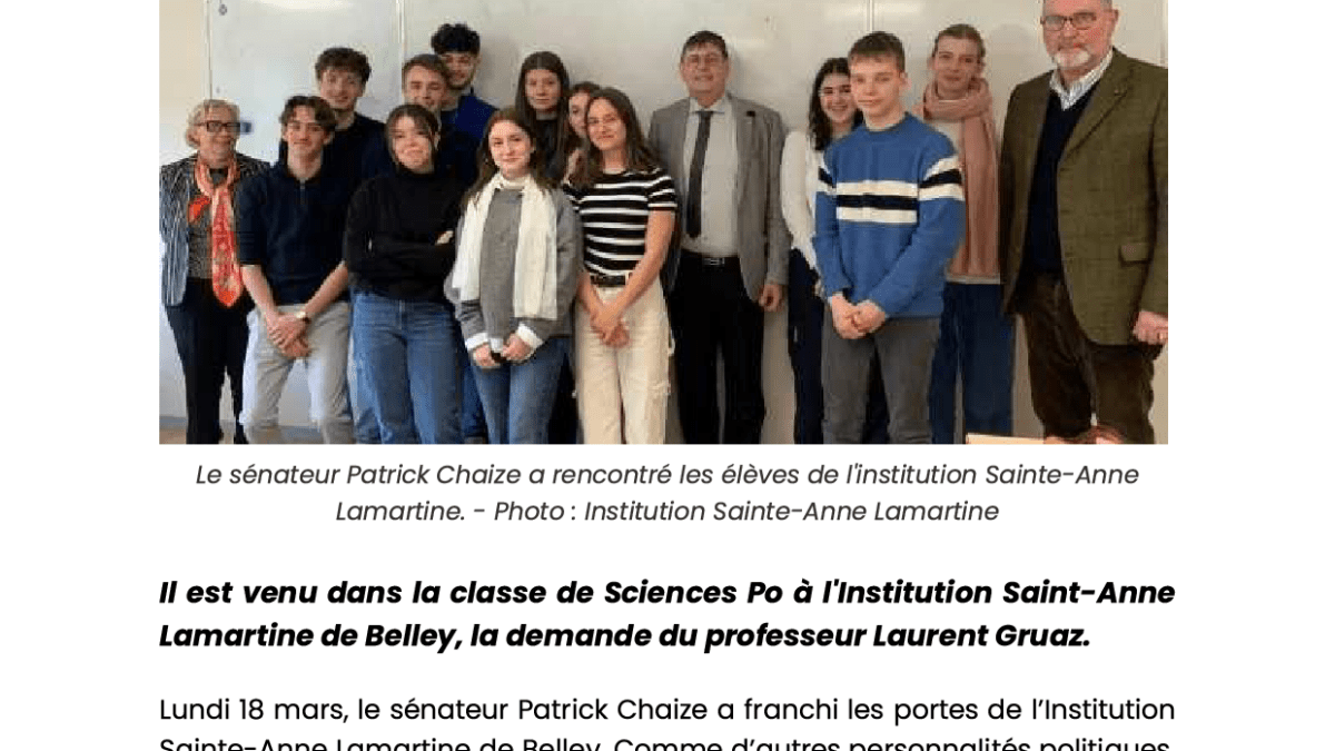 Article Web lavoixdelain.fr