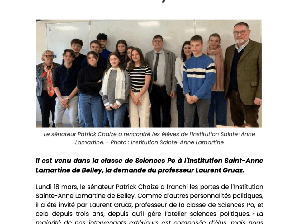 Article Web lavoixdelain.fr