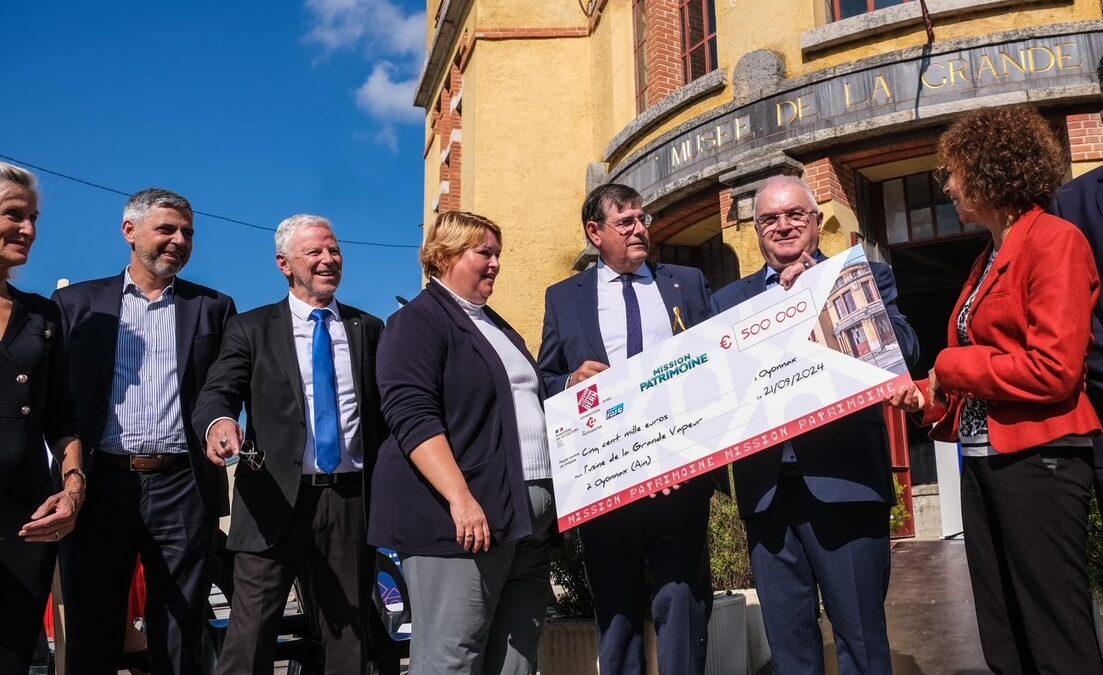 OYONNAX Musée Grande Vapeur Chèque Loto Patrimoine 20240921