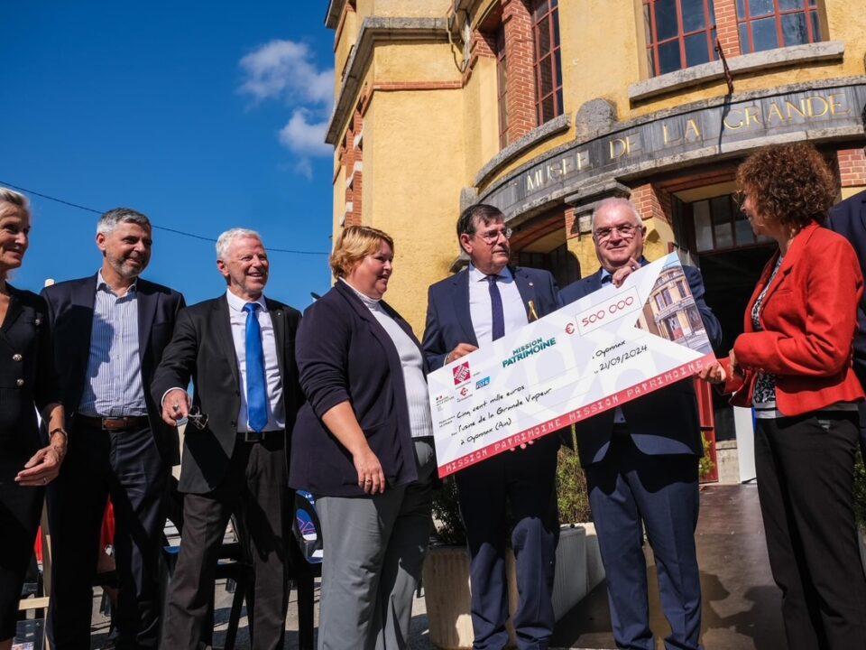 OYONNAX Musée Grande Vapeur Chèque Loto Patrimoine 20240921