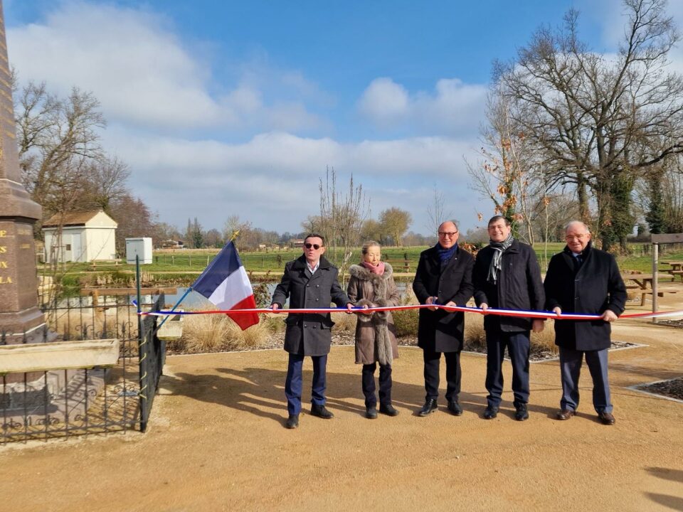 CHEVROUX Inauguration Cheminement Centre bourg 20250215