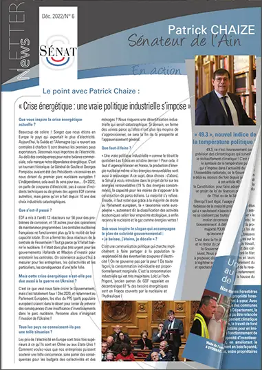 Feuilleter la newsletter