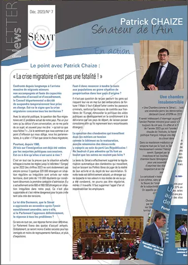 Feuilleter la newsletter