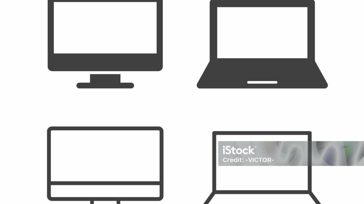Computer Illustration Icons
